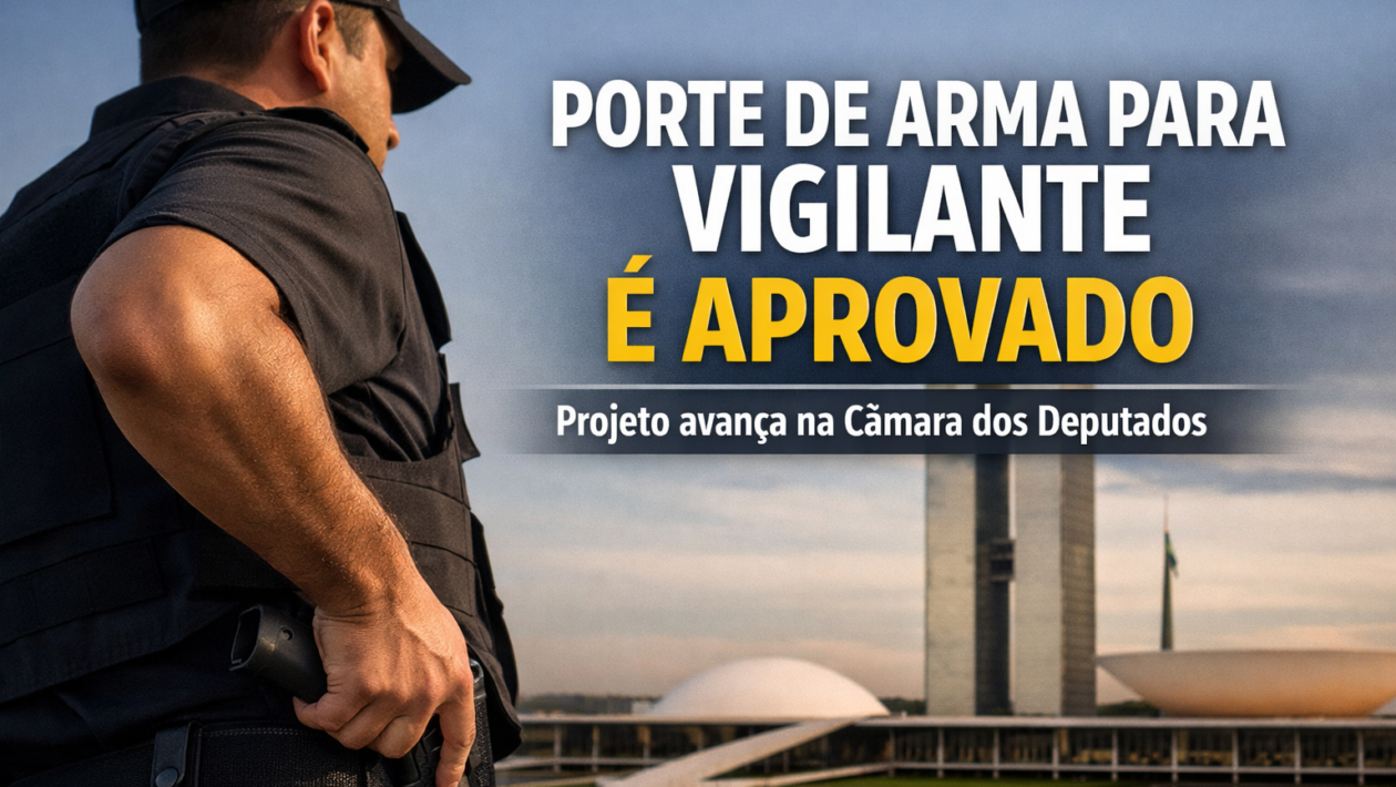 Porte de arma para vigilantes é aprovado!
